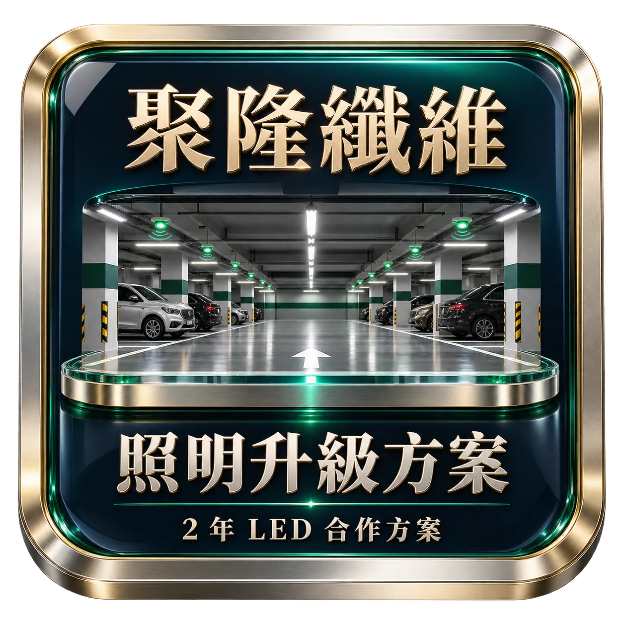 聚隆纖維照明升級・2年 LED合作方案